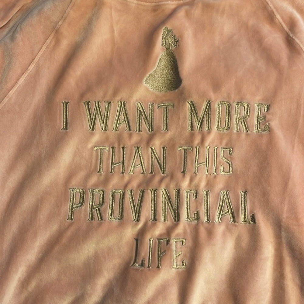 Disney’s Belle Velvet Sweatshirt